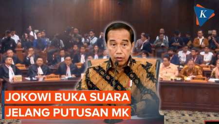 Kata Jokowi Jelang Sidang Putusan Sengketa Hasil Pilpres 2024