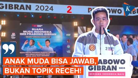 Gibran Sebut Greenflation Bukan Topik Receh, Anak Muda Saja Bisa Jawab