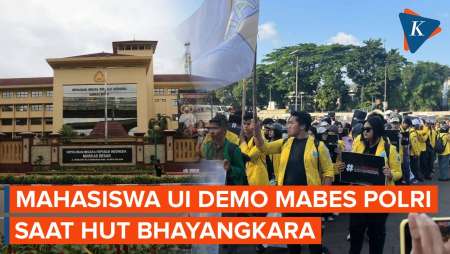 Mahasiswa UI Akan Demo Mabes Polri Saat HUT Bhayangkara, 100 Polisi Berjaga