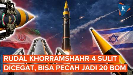 Terbang Supercepat Dan Sulit Dihentikan, Khorramshahr-4 Iran Jadi Rudal Paling Ditakuti?