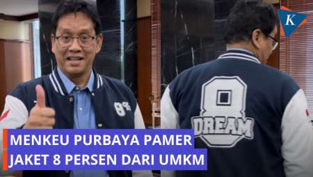 Purbaya Dukung UMKM, Pesan Jaket Berlogo 8 Persen