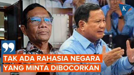 Mahfud Bantah Ada Data Rahasia yang Diminta untuk Dibocorkan di Debat Capres