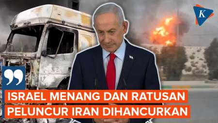 Klaim Israel Menang Perang, Netanyahu: Ratusan Peluncur Rudal Iran Telah Dihancurkan