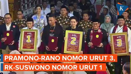 [FULL] Momen Pengundian Nomor Urut Pilkada Jakarta 2024