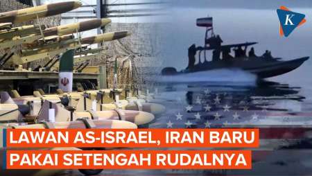 Iran Klaim Baru Pakai Setengah Kekuatan Rudal untuk Lawan AS dan Israel