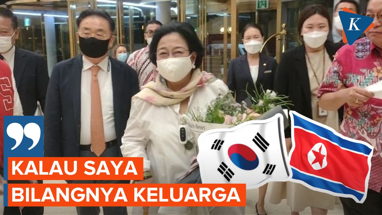 Megawati Mengaku Dekat dengan Korea Selatan dan Korea Utara Ibarat Keluarga