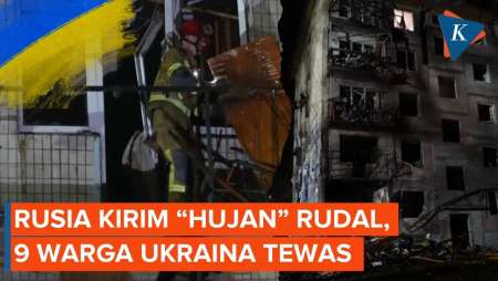 Putin "Ngamuk", Rusia Hujani Kyiv dengan Rudal Balistik, Sedikitnya 9 Tewas