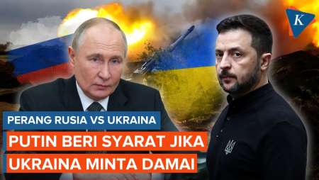 Putin Beri Syarat ke Zelensky jika Ukraina Mau Damai dengan Rusia