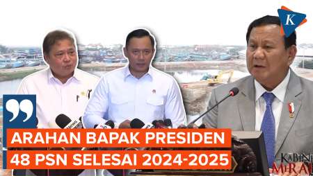 Prabowo Targetkan 48 Proyek Strategis Nasional Rampung pada 2024-2025