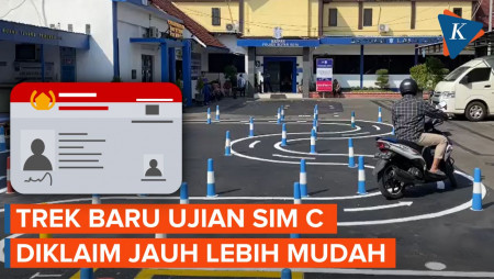 Trek Baru Ujian SIM C di Polres Blitar, Diklaim Jauh Lebih Mudah