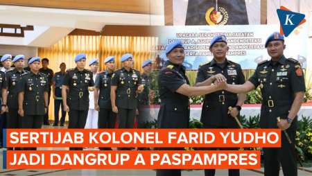 Kolonel Farid Yudho Resmi Jadi Dangrup A Paspampres jadi 'Perisai Hidup' Prabowo