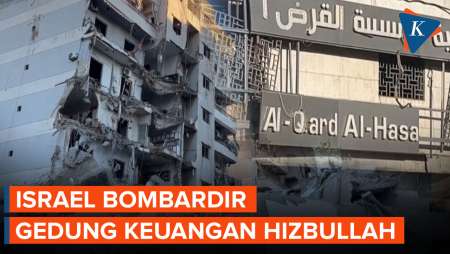 Penampakan Beirut Hancur Usai Israel Gempur Gedung Keuangan Hizbullah