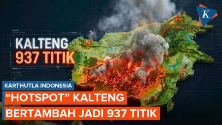 Update Karhutla Indonesia: Titik Panas Kalteng dan Lampung Bertambah