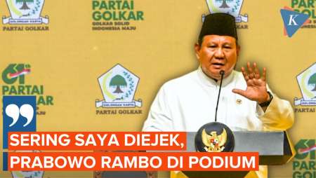 Prabowo Ngaku Sering Diejek "Rambo Podium"