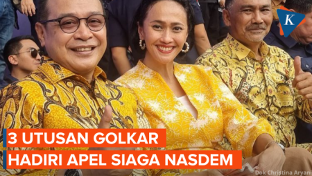 3 Politisi Golkar Hadiri Apel Siaga Perubahan Nasdem, Disambut Hangat Anies dan Paloh