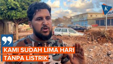 Jeritan Korban Banjir Bandang Libya, Hanya Bisa Pasrah