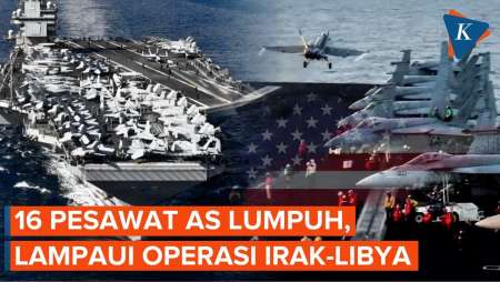 16 Pesawat AS Lumpuh Sepanjang Perang Iran, Lampaui Operasi Irak Dan Libya