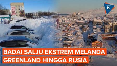 Badai Salju Ekstrem Selimuti Nuuk Greenland Hingga Rusia