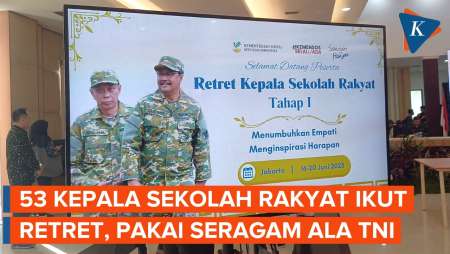 53 Kepala Sekolah Rakyat Ikut Retreat, Dibantu TNI untuk Bentuk Kedisiplinan 