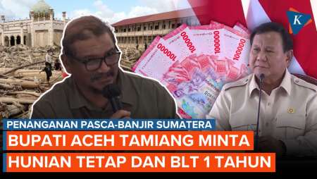 Di Depan Prabowo, Bupati Aceh Tamiang Minta 3 Paket Bantuan, Termasuk 42.000 Hunian Tetap
