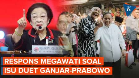 Wacana Duet Ganjar-Prabowo, Megawati:  Aku Kok Ketumnya Enggak Ngerti?