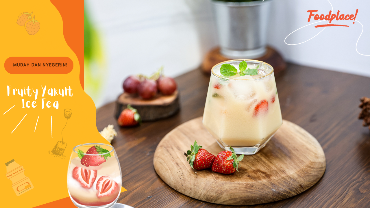 Resep Minuman Fruity Yakult Ice Tea, Bisa Buat Sajian Akhir Tahun!