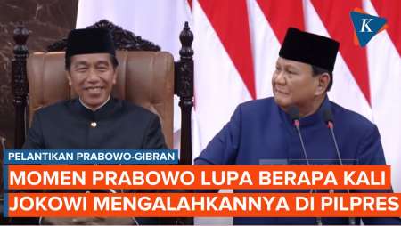 Momen Prabowo Lupa Berapa Kali Jokowi Mengalahkannya di Pilpres: Sekarang Saya yang Menang