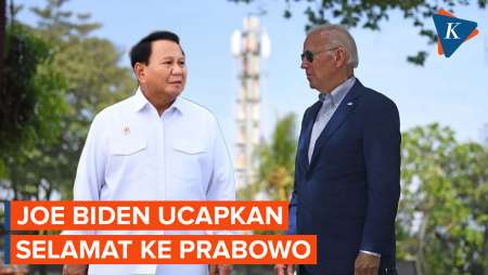 Ucapan Selamat dari Joe Biden untuk Presiden Prabowo Subianto