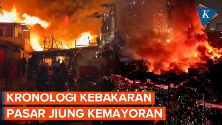 Kronologi Kebakaran Hebat di Pasar Jiung Kemayoran, Dugaan Pemicu Api Terungkap