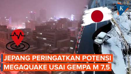 Jepang Keluarkan Peringatan Megaquake Usai Diguncang Gempa M 7,5