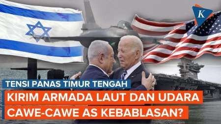 AS Kerahkan Armada Perang ke Timur Tengah! Was-was Israel Kewalahan…