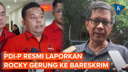 PDI-P Resmi Laporkan Rocky Gerung ke Bareskrim soal Dugaan Penghinaan Jokowi