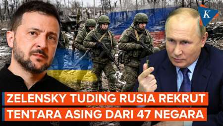 Zelensky Tuding Rusia Rekrut Tentara Dari 47 Negara Untuk Perangi Ukraina