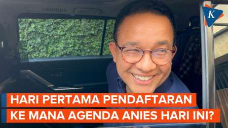 Anies Pilih Bertemu Teman Saat Hari Pertama Pendaftaran Cagub dan Cawagub