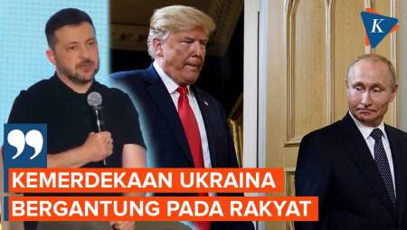 Tak Diajak Trump-Putin, Zelensky: Kemerdekaan Ukraina di Tangan Kami