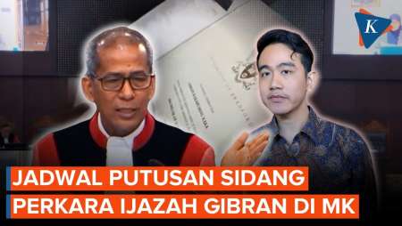 Kapan Putusan Sengketa Ijazah Gibran Di MK?
