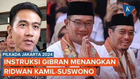 Instruksi Gibran ke Relawan, Menangkan Ridwan Kamil-Suswono di Pilkada Jakarta