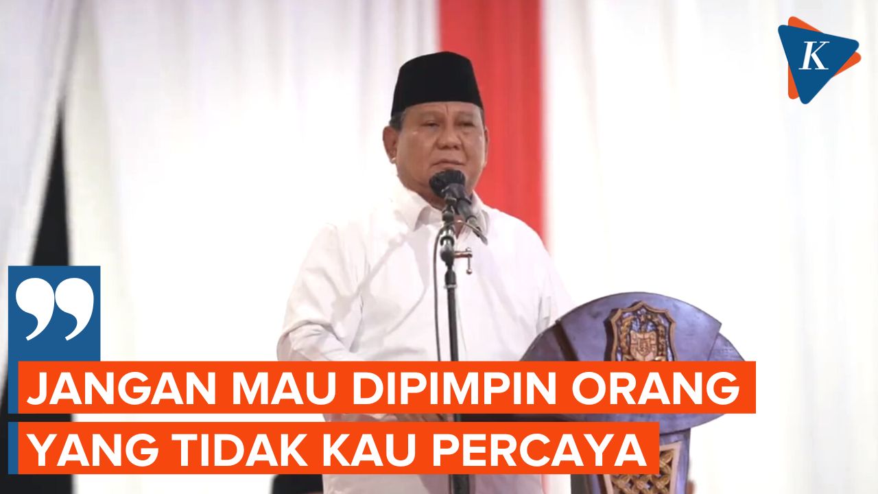 Prabowo Minta Kader yang Tak Percayai Pimpinan Mundur