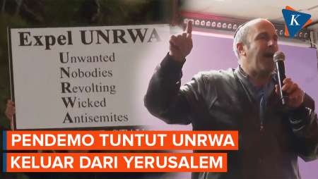 Warga Bawa Bendera Israel Demo di Yerusalem Serukan UNRWA Diusir