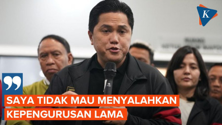 Erick Thohir Pening, Tagihan Utang Rp 100 Miliar Ganggu Program PSSI