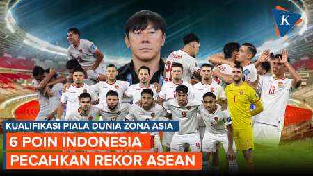 Koleksi 6 Poin, Indonesia Pecahkan Rekor ASEAN di Kualifikasi Piala Dunia