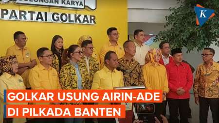 Berbalik Arah, Golkar Ikut Usung Airin dan Ade di Banten