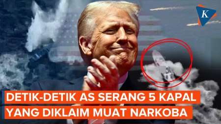 Momen AS Ledakkan 5 Kapal Diduga Selundupkan Narkoba, 8 Tewas!
