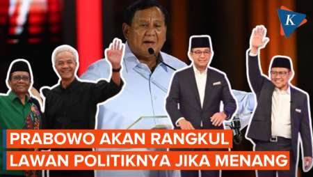 Terinspirasi Jokowi, Prabowo Akan Rangkul Lawan Politik jika Menang Pilpres