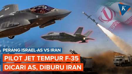 Iran Buru Pilot Jet Tempur F-35 AS Yang Jatuh Di Dekat Selat Hormuz