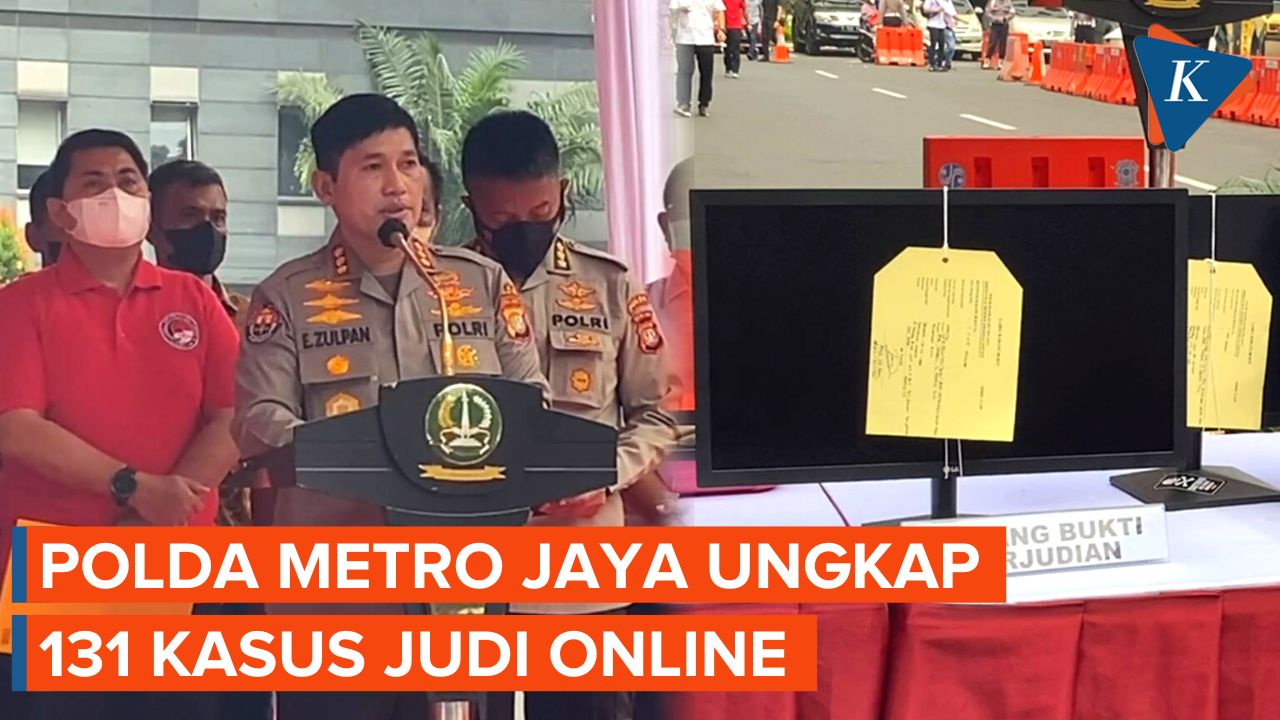 Polda Metro Jaya Ungkap Ratusan Praktik Perjudian Online dan Konvensional