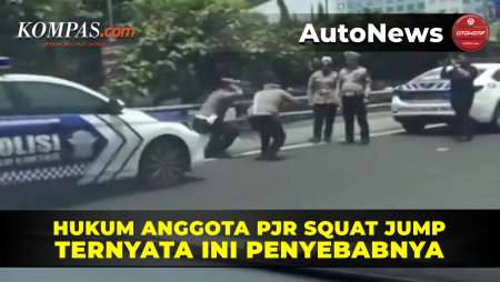 Ini Penyebab Dua Polisi Dihukum Squat Jump di Bahu Jalan Tol