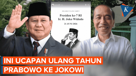 Prabowo Ucapkan Selamat Ulang Tahun Untuk Jokowi, Unggah Pesan Lewat Media Sosial