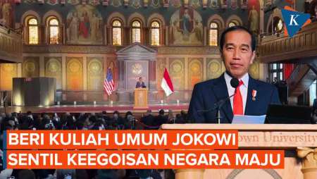 Jokowi Sentil Keegoisan Negara Maju Saat Berikan Kuliah Umum di AS