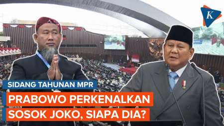 Prabowo Perkenalkan Joko Petani Dari Ngawi Saat Pidato Sidang Tahunan MPR